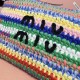 Rainbow Knitting Lunchbox Bag