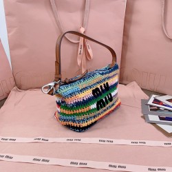 Rainbow Knitting Lunchbox Bag