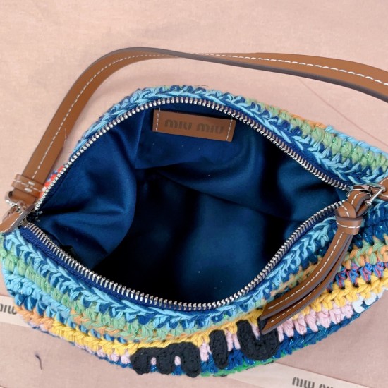 Rainbow Knitting Lunchbox Bag
