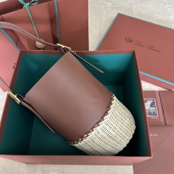Cedar Bamboo Bucket Bag