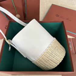Cedar Bamboo Bucket Bag