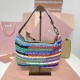 Rainbow Knitting Lunchbox Bag