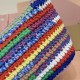 Rainbow Knitting Lunchbox Bag