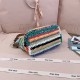 Rainbow Knitting Lunchbox Bag