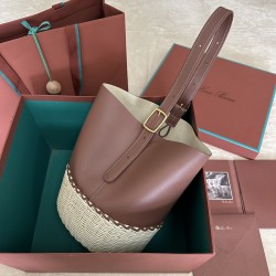 Cedar Bamboo Bucket Bag