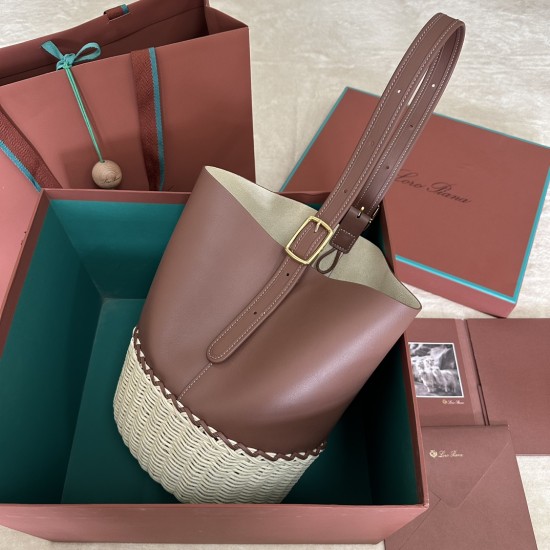 Cedar Bamboo Bucket Bag