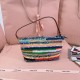 Rainbow Knitting Lunchbox Bag