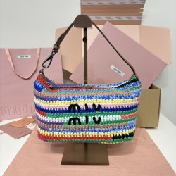 Rainbow Knitting Lunchbox Bag