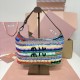Rainbow Knitting Lunchbox Bag