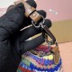Rainbow Knitting Lunchbox Bag